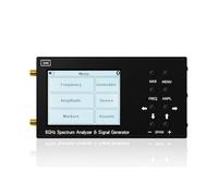 Lecreatekit SA6 Analyseur de spectre portable pour Mini SA Series - Testeur de signal sans fil de 35 MHz à 4400 MHz avec écran LCD de 3,2 pouces, plage dynamique de 75 dB, entrée 50 Ω, générateur de