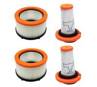 Lecreatekit Set de filtres lavables compatibles avec X-FORCE 9.60 et X-Nano Essential, comprend 2 préfiltres et 2 filtres moteur pour poils d'animaux et poussière