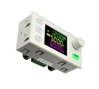 Lecreatekit SK60X Bloc d'alimentation CC réglable CNC 3ème génération 60 W Buck-Boost avec chargement solaire MPPT, écran LCD VA, 6-36 V 0-5 A pour projets électroniques