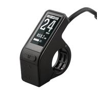 Lecreatekit SW102 Écran LCD pour moteur d'entraînement Bafang BBS01 BBS02, contrôleur de vitesse étanche IPX5 pour vélo électrique avec niveau PAS et odomètre, noir