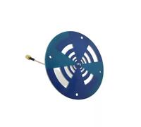 Lecreatekit UWB Antenne 550 MHz-7 GHz Log-Périodique Omnidirectionnelle pour Impulsion de décharge pour détection EMI, PCB 50 Ohm Bleu