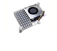 Lecreatekit Ventilateur de refroidissement actif pour Raspberry Pi 5, dissipateur thermique à vitesse réglable avec contrôle PWM, radiateur en aluminium anodisé pour refroidissement du processeur