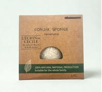 * L'ÉCRIN DE CÉCILE ton moment beauté, ta bulle de paix * Éponge de Konjac 100% Naturelle, Exfoliant Douceur pour Visage et Corps