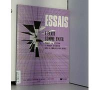 L'Écrit comme enjeu: Principe de scription et principe d'écriture dans la communication sociale