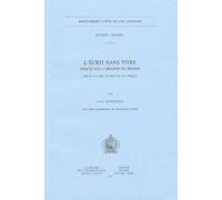 L'écrit Sans Titre - Traité Sur L'origine Du Monde (Nh Ii, 5 Et Xiii, 2 Et Brit - Lib - Or - 4926 - 1)