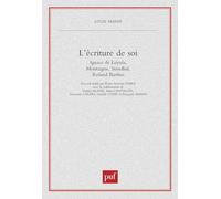 L'écriture de soi