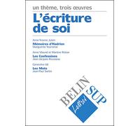 L'ecriture de soi - Collectif - Belin - broché - Livre