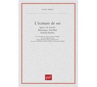 L'écriture de soi - Louis Marin - Puf - broché - Livre