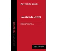 L'écriture du contrat