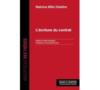 L'écriture du contrat