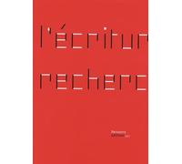 L'écriture en recherche