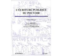 L'écriture publique du pouvoir
