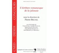 L'Écriture romanesque de la jalousie - Pierre Brunel - Didier-Erudition - broché - Essai