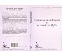 L'écrivain de langue française et les pouvoirs en algérie - Rabah Soukehal - L'harmattan - broché - Essai