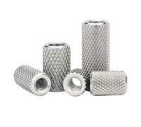 l'écrou de connexion à six côtés, Écrou d'accouplement hexagonal long, écrou à vis à main à tête plate étendue en acier inoxydable, argent, plusieurs tailles, 1/2/5 pièces(M10x10x16 (5Pcs))