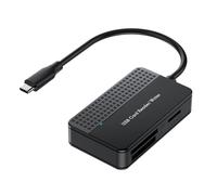 Lecteur 4-En-1, Lecteur de Carte TF SD MS Adaptateur Multi-Carte Externe pour Interface de Type C pour CaméRa D'Ordinateur