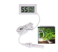 Lecteur à température ambiante - Moniteur de température numérique intérieure, dispositif de mesure du climat compact | Hygromètre thermomètre pour le terrarium du reptile, jauge d'humidité précise