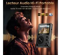 Lecteur Audio Numérique HIFI WALKER H2 64Go - Noir