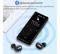 Lecteur audio numérique nomade : Bluetooth 5.0, son Hi-Fi, mémoire extensible jusqu’à 128 Go, lecteur de musique multifonctionnel avec