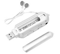 Lecteur Audio Numérique,Radio à Branchement Direct Alimentée par Piles | Lecteur Audio Voiture USB avec Écran pour & Séniors - Usage Quotidien, Voyage, Sport, Extérieur et Maison