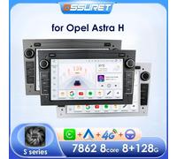 Hizpo Autoradio Android 12 Limitation de voiture 8 cœurs GPS 2 DIN pour Opel Astra H Corsa C Vectra