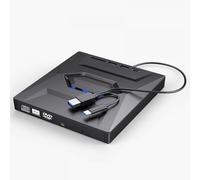 Lecteur Blu-ray/DVD/CD facile à utiliser, portable avec USB 3.0 et Type-C, offrant une technologie de gravure HD et un design soigné, compatible