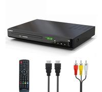 Lecteur Blu-Ray DVD pour Téléviseur avec Sortie HDMI/Coaxiale/RCA -1080P HD | DVD Lecteur (câble HDMI et AV Inclus), Entrée USB, DVD Bluray Région B/2, Télécommande (LP-100)