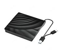 Lecteur Blu-Ray Externe 2 en 1 USB 3.0 Type-C Slim, Lecteur CD/DVD Optique BD-Combo Compatible avec Mac OS Windows XP/7/8/10/11