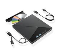 Lecteur Blu-Ray Externe 7 en 1 4K USB 3.0 CD DVD +/-RW Player 3D BD avec Ports SD/TF Compatible Windows MacOS