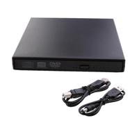 Lecteur Blu-ray externe portable avec interface USB 3.0 Type-C et lecteur/graveur Blu-ray/DVD compatible USB 2.0. Lecteur optique externe avec