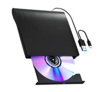 Lecteur Blu-Ray Externe USB 3.0, Lecteur CD/DVD Portable for Ordinateur Portable, Prend en Charge La Lecture De DVD 50 Go Et Graveur De CD