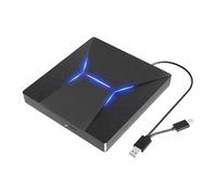 Lecteur Blu-Ray Externe USB3.0 Type-C Lecteur 3D Graveur CD DVD Enregistreur,Lecteur DVD TV
