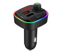 Lecteur Bluetooth De Voiture, Double Port Usb, Interface De Type C, Protection Contre Les Surtensions, Lecteur De Musique Mp3 Pour VéHicule