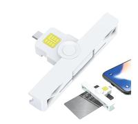 Lecteur CAC USB C,Lecteur de Carte CAC à accès commun de Type C - Lecteur CAC Portable USB C pour Carte à Puce CAC, santé, Identification gouvernementale, Banque IC, Carte de crédit
