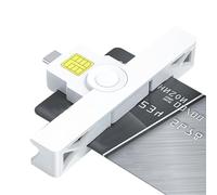 Lecteur CAC USB C,Lecteur de carte de crédit CAC à accès commun - Lecteur de carte de crédit portable, carte à puce CAC pour banque IC, santé, carte d'identité gouvernementale, carte d'identité, carte