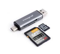 Lecteur carte mémoire INTEGRAL Intégral Lecteur USB 3.2 Type-A & C de carte mémoire SD & MicroSD