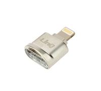 Lecteur Carte Micro-SD / TF vers Lightning Transfert Rapide Compact Argent