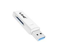 Lecteur Carte SD et micro SD Connecteur USB 3.0 Vitesse jusqu'à 5 Gbps Blanc