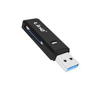 Lecteur Carte SD et micro SD Connecteur USB 3.0 Vitesse jusqu'à 5 Gbps LinQ Noir