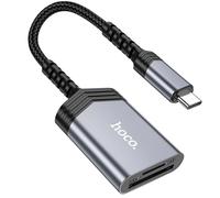 Hoko Lecteur Carte USB-C pour Carte SD + micro SD (2TB) Gris
