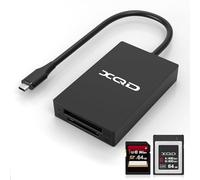 Lecteur carte XQD USB C SD/XQD Lecteur de carte mémoire - 5Gpbs Super Speed Support Sony G/M Series, Lexar 2933x/1400x USB Mark XQD Card, carte SD pour Windows/Mac OS, Adaptateur carte XQD/SD Type C