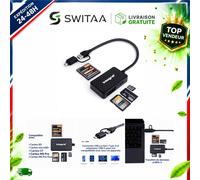 Lecteur cartes mémoire Integral USB 3.0 USB-C 4-en-1 SD microSD CF MS