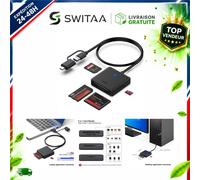 Lecteur cartes USB-C 4-en-1 SD MicroSD SDXC BENFEI USB 3.0