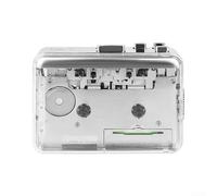 Lecteur cassette portable USB vers enregistreur MP3 Design transparent pour numériser de vieilles cassettes, archives musicales et usage personnel