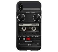 Lecteur Cassette rétro Coque pour iPhone XS Max