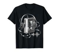 Lecteur Cassette stéréo rétro années 80 90 Musique Nostalgie T-Shirt