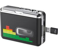 Lecteur cassette USB / convertisseur de cassette vers MP3, lecteur de cassette audio portable avec écouteurs, pas besoin de PC