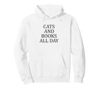 Lecteur Cats and Books All Day Sweat à Capuche