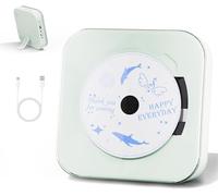 Lecteur Cd Avec Couvercle Transparent, Bluetooth, Usb, Haute Fidélité, Double Haut-Parleurs, Batterie 2000 Mah