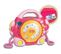 Lecteur Cd Avec Fontions Usb Et Adaptateur Secteur Rose